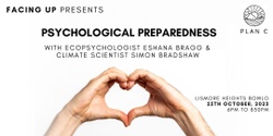 Banner image for Facing Up: Psychological Preparedness with Eshana Bragg and Simon Bradshaw
