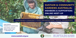 Banner image for Land-based community food organisations - Sustain / CGA members & supporters meet-up
