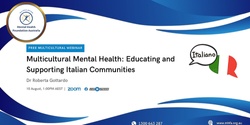 Multicultural Mental Health Webinar in Italian