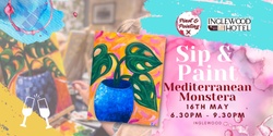Banner image for Mediterranean Monstera  - Sip & Paint @ The Inglewood Hotel