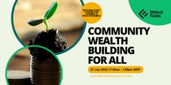 Banner image for Introductory Course: Regional and Economic Development via Community Wealth Building July 2023