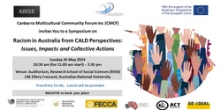 Banner image for Racism in Australia From CALD Perspectives: Issues, Impacts and Collective Actions