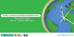 Banner image for Global Climate Action Forum powered by BBG