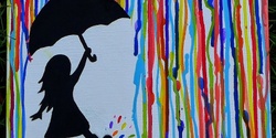 Banner image for  Casino Kids Painting Colourful Rain on 4th July - Creative Kids Vouchers Expire 30th June 23 - So Book Ahead, Book Now!