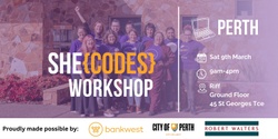 Banner image for 1 Day Workshop by She Codes Australia - Perth, March 2024