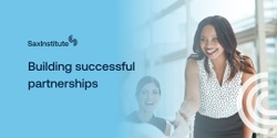 Banner image for Building Successful Partnerships