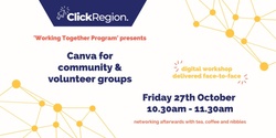 Banner image for Canva for Community & Volunteer Groups (MYRTLEFORD) - Working Together Program
