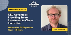 Banner image for Virtual Lunch & Learn - R&D Advantage: Providing Smart Investment to Clever Innovation