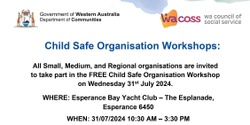 Banner image for Esperance Capacity Building for Child Safe Organisations