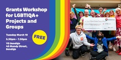 Banner image for Grants Workshop for LGBTIQA+ Projects and Groups