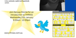 Banner image for Supersize Your Literacy Outcomes: An Introduction to THRASS with Denyse Ritchie (North Metro)