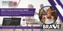 Banner image for CBCC Brave Short course - Interview Skills using ChatGPT