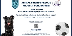 Banner image for Paws at the Pitch Night - AFRP Fundraiser with Monterey Bay F.C. Union