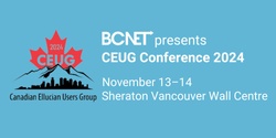 Banner image for CEUG Conference 2024