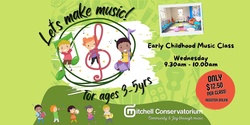 Banner image for EARLY CHILDHOOD MUSIC - 3 to 5 years