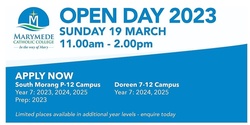 Banner image for Marymede Catholic College Open Day 2023