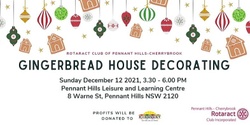 Banner image for PHC Rotaract Gingerbread House Decorating for Kidswest!