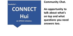 Banner image for Community Chat - An opportunity to talk about what's on top and to identify what questions you need answers to.