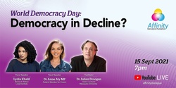 Banner image for World Democracy Day: Democracy in Decline?