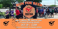 Banner image for Boos & Brews 5k Monster Dash - Freetail Brewing Co |2022 TX Brewery Running Series