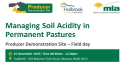 Banner image for Managing Soil Acidity in Permanent Pastures: Producer Demonstration Site - Field Day