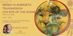 Banner image for Munay Ki energetic transmission 13th Rite of the womb