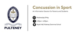 Banner image for Concussion in Sport - An Information Session for Parents and Students