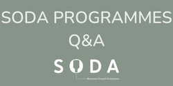 Banner image for Soda Programme Q&A