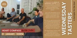 Banner image for Wednesday Tasters - A Sampler for the Soul | Heart Compass by Vida Carlino (event by donation)