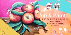 Banner image for Honey Bees & Oranges - Social Art Class at the Guildford Hotel 