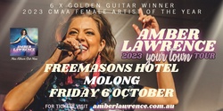 Banner image for Amber Lawrence - Molong The Freemason's Hotel - Your Town Tour