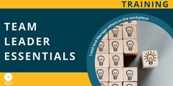 Banner image for Team Leader Essentials (Online)