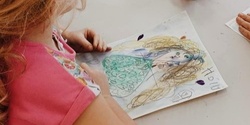 Banner image for First Thursdays: Imagining Me - Children's Painting Workshop with Robbi Carvalho