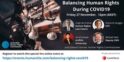 Banner image for Balancing Human Rights During COVID-19