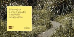 Banner image for Balance (not burnout): yoga for sustainable climate action