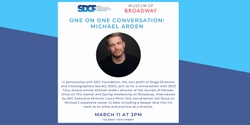 Banner image for One on One Conversation: Michael Arden