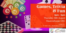 Banner image for Games, Trivia & Fun!