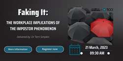 Banner image for Faking it: The workplace implications of the imposter phenomenon