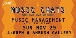 Banner image for MusicChat - Music Management w Jane Slingo
