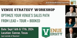 Banner image for Venueversity Workshops powered by Venue Help Desk - Texas