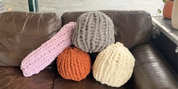 Banner image for No Needle Knitting: Chunky Cosy Pillows with Maria
