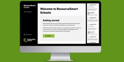 Banner image for New ResourceSmart Schools online system for teachers series