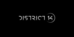 District 14 's banner