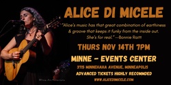 Banner image for Alice Di Micele in Minneapolis!