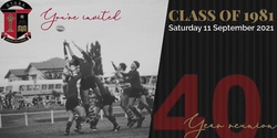 Banner image for Class of 1981 | 40 Year Reunion