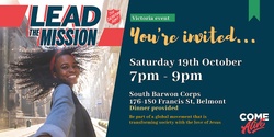Banner image for ComeAlive Victoria 2019 - South Barwon Corps