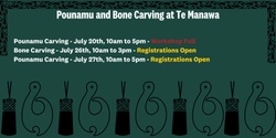 Banner image for Pounamu and Bone Carving Workshops at Te Manawa