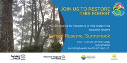 Banner image for March Restore Lyford Reserve