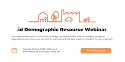 Banner image for Demographic Resource Webinar