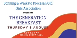 Banner image for Sonning and Waikato Diocesan Old Girls' Association Generation Breakfast